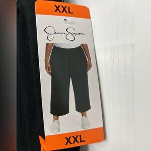 New Cotton pull on crop xxl pants